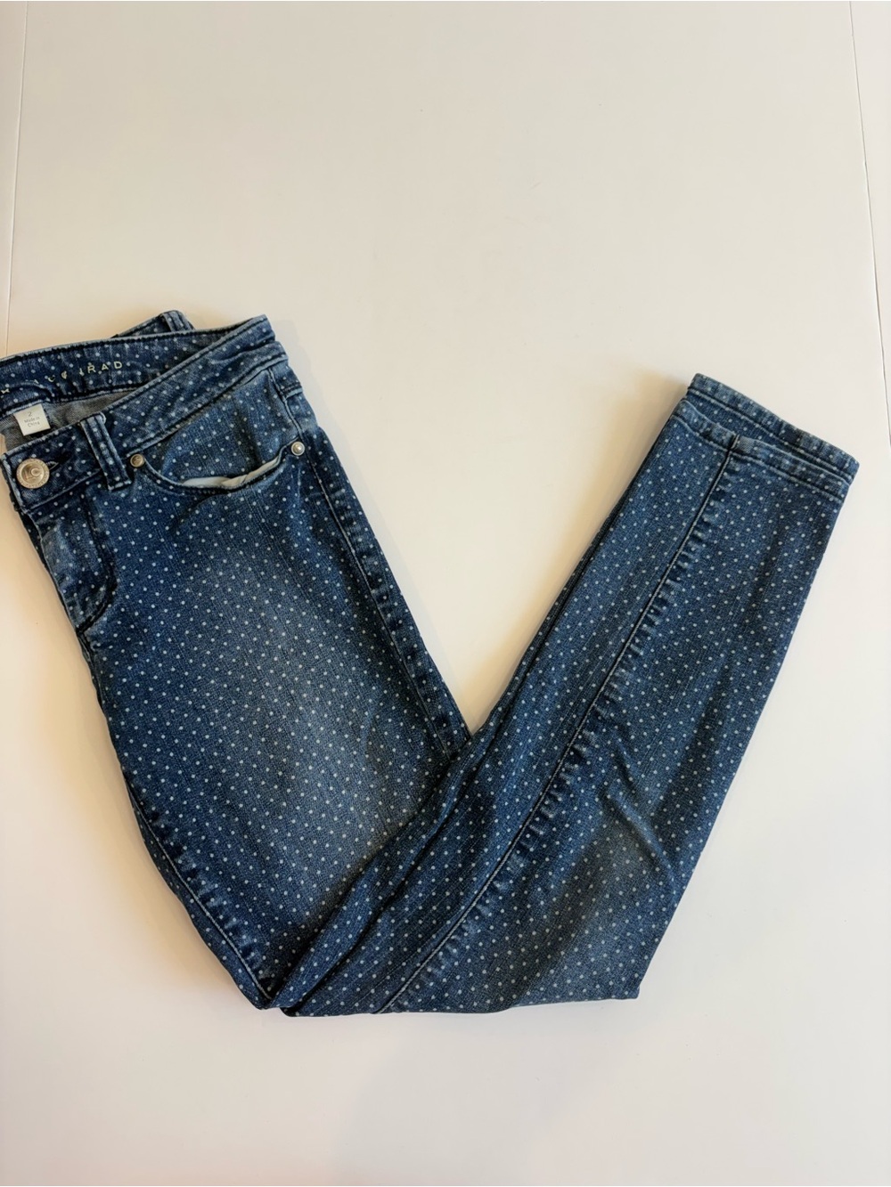 Lauren Conrad Polka Dot Skinny Jeans 2